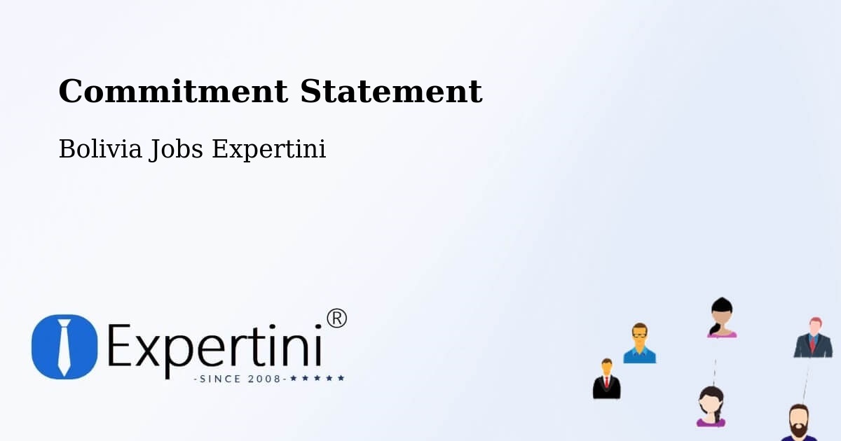Corporate Commitment – Puesto De Pailas - Bolivia Jobs Expertini